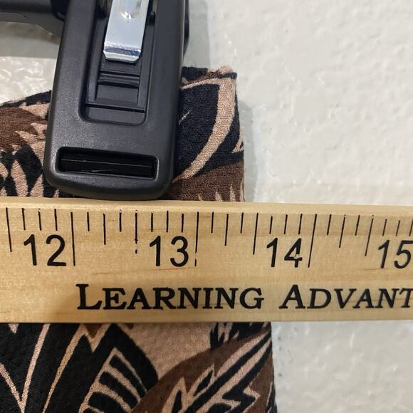 By Anthropologie Drapey Flare Pants Brown Motif Boho Hippie Bell Bottoms 0 NWT - Picture 7 of 9